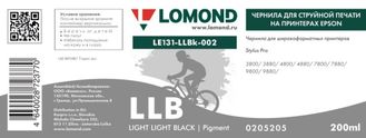 Чернила для широкоформатной печати Lomond LE131-LLBk-002
