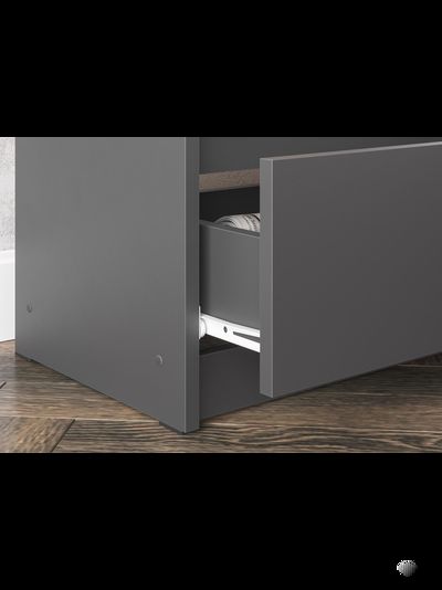 Денвер комплект мебели для спальни Графит серый