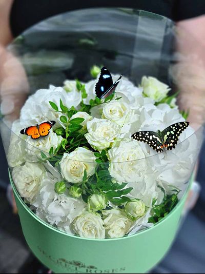 Букет с бабочками  №131