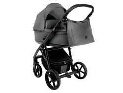 Коляска 3в1 Roan Esso Grey/Black руч.