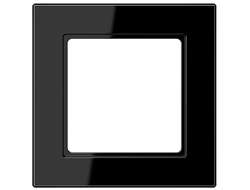 Jung AC581SW рамка 1 пост, цвет черный