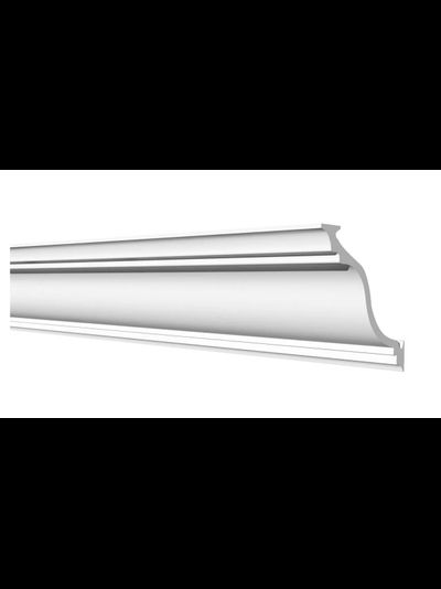 Потолочный плинтус DECOR-DIZAYN DD504, из дюрополимера, под покраску, ударопрочный, 2 метра