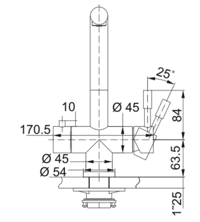 Смеситель Franke Atlas Clear Water