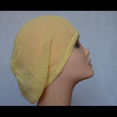 Желтый берет Италия Vizio 4808 летний с бабочками