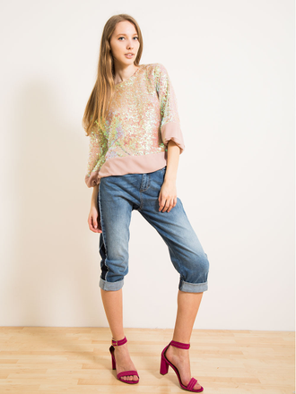 Блузка с пайетками