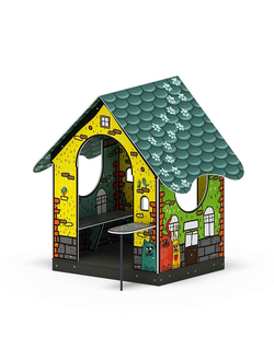 Домик (Город) МФ 10.01.11-02 со столиком мини тип 2