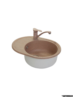 Керамическая мойка для кухни FOSTO Фосто КМ 58-45