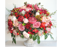 Идеальное сочетание цветов в цветочной композиции - Аллегра энергичная № КВВ018/Купить на АОАБУКЕТ