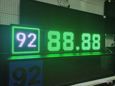 Электронное табло для АЗС-370*1650mm RGB