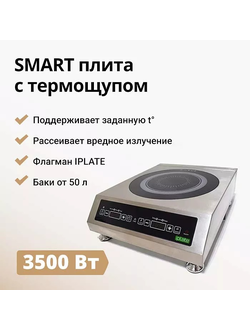 Индукционная плита iPlate 3500 Alisa с термощупом (без импульса)
