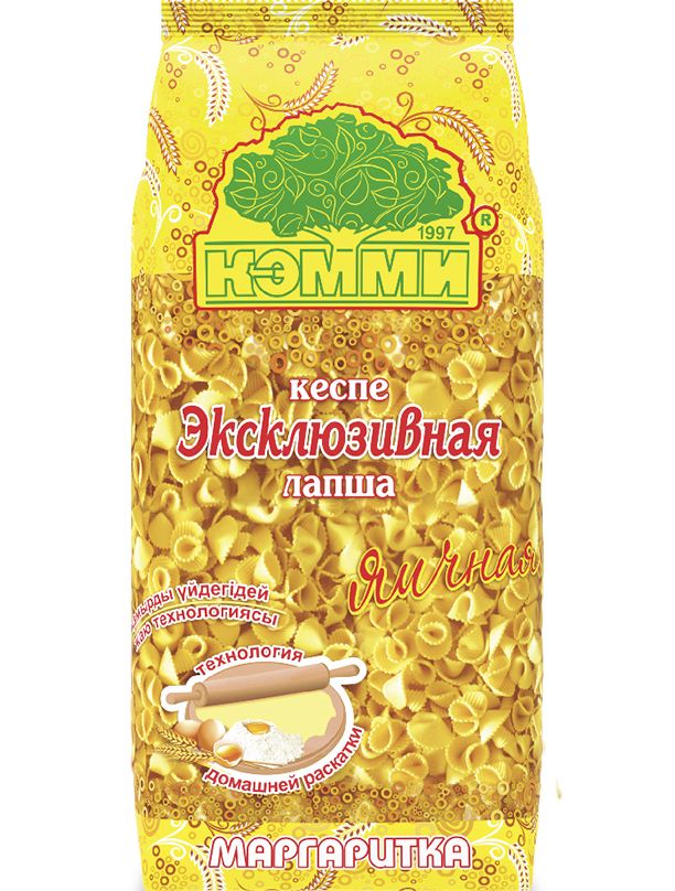 Эксклюзивная яичная лапша Маргаритка КЭММИ (Казахстан) 250г