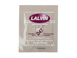 Дрожжи винные "Lalvin" ICV/D47, 5 гр