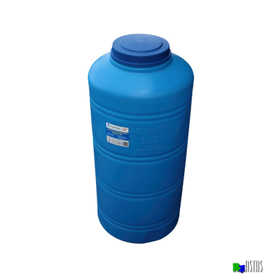 Емкость 500 литров вертикальная синяя