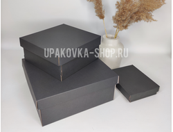 ЧЕРНЫЕ КОРОБКИ С ОТДЕЛЬНОЙ КРЫШКОЙ