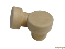T- образная пробка "КАМЮ" бежевая 19.5 мм