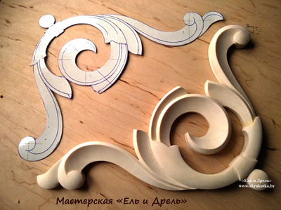 Резной уголок