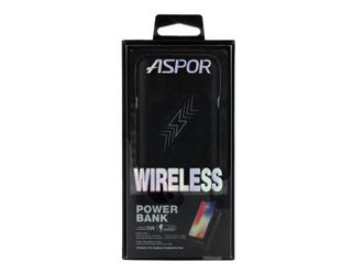 Аккумулятор внешний резервный Aspor A336W Wireless 8000 mAh (IQ) черный