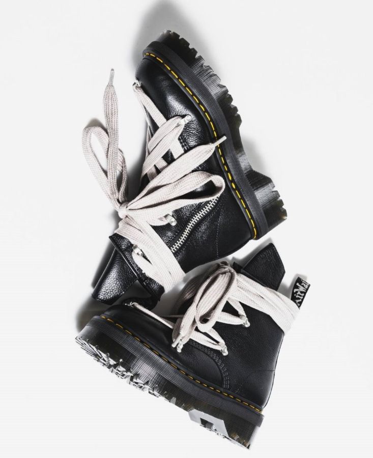 Ботинки Dr. Martens x Rick Owens Quad Sole Pentagram Jumbo купить