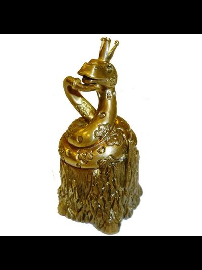 Колокольчик с символикой Урала,  бронза