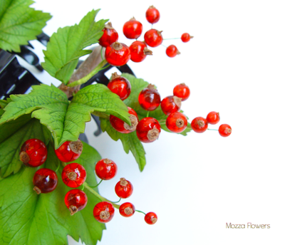 Краб с красной смородиной.