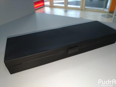 Контейнер для хранения косметических принадлежностей с крышкой черный