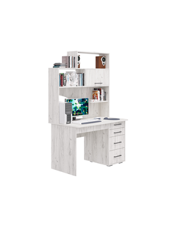 СК-56 рабочий стол с надстройкой Крафт светлый