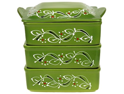 Набор керам д/холодца "Квадро"