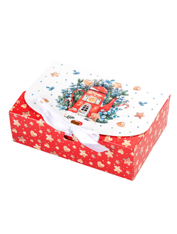 Коробка для сладостей "Уютное рождество", 16*11*5 см
