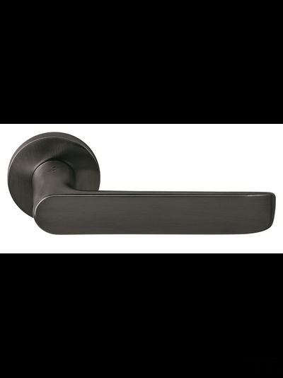 Дверная ручка на круглом основании COLOMBO Lund SE11RSB-GM матовый графит