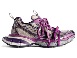 Balenciaga 3XL Trainers Purple Metallic Black