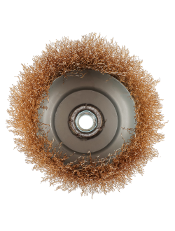 ЕРМАК Щетка металл. для УШМ 125мм/М14 (чашка), 2 штуки