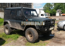 Передний силовой бампер серии Трофи на УАЗ 3151 1985-2003 (02.204.11)