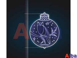 Светодиодная консоль Шарик зимняя сказка-пк