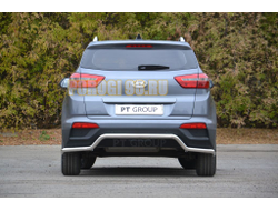 Защита заднего бампера "Волна" d51 мм для Hyundai CRETA