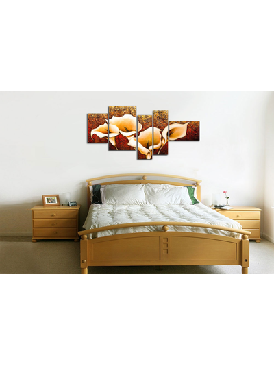 Модульная картина &quot;Цветочные раковины&quot;