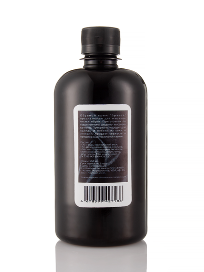 Крем для машинок чистки обуви Бравея 0,5л. ЧЕРНЫЙ