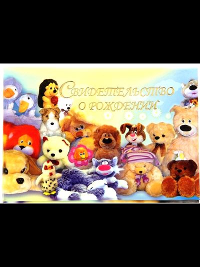 Папка &quot;Свидетельство о рождении&quot;, МИКС (старый формат)