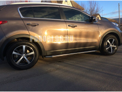 Пороги на Kia Sportage (2018-2021) Premium