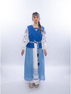 Платье-рубашка "Купальские Узоры"