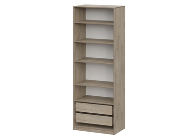 ШК 5 800 шкаф двустворчатый распашной Дуб Эндгрейн/Меланж