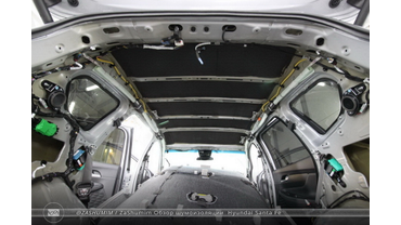 Фото отчет шумоизоляции Hyundai Santa Fe
