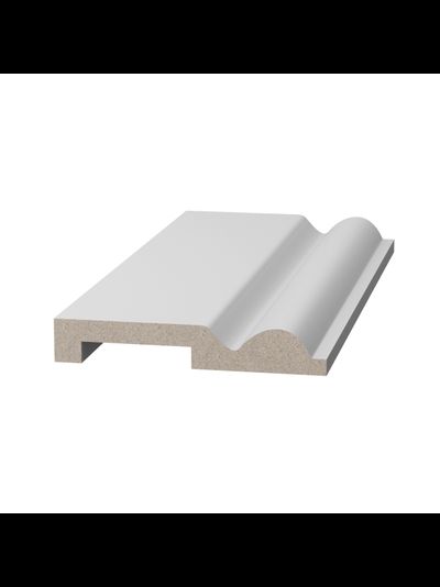 Плинтус Ultrawood BASE 018, ЛДФ-декор, влагостойкий, ударопрочный, 2м, под покраску.