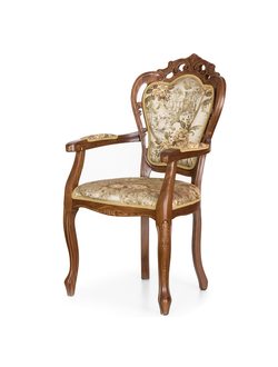 Кресло Дебора-3 из массива бука в классическом стиле