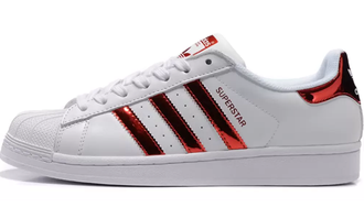 Adidas Superstar Core Red White