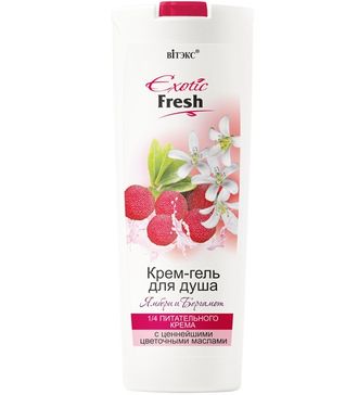 Витэкс EXOTIC FRESH Крем-гель для душа ЯМБЕРИ И БЕРГАМОТ 500