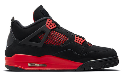 Air jordan 4 sales retro black red