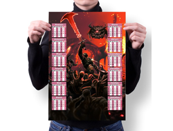 Календарь настенный Doom/ Дум №8