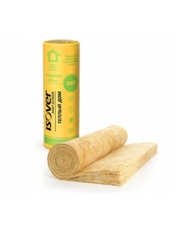 Утеплитель ISOVER Теплый дом-ТВИН рулон (7000х1220х50) 17,1м2, 0,85м3, уп=2 шт