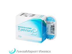 Месячные контактные линзы Pure Vision 2 HD (6 линз) в ЛинзаМаркет Ижевск