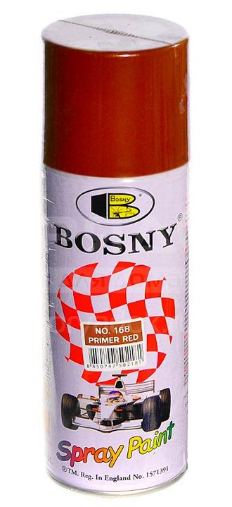 Грунт красно-коричневый №168 300г  аэрозольная Bosny